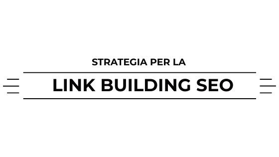 strategia per la link building seo per il sito web